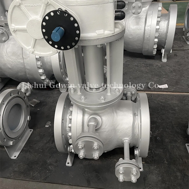 Top Entry Ball Valve Ring Type Backpressure Coker Ball Valve Solenoid Control Valve