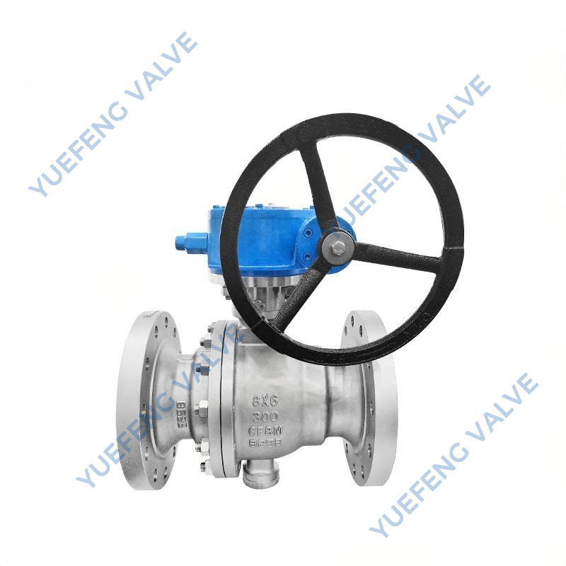 Reduced Bore Trunnion Mounted Stainless Steel Ball Valve