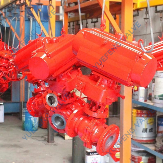 Pneumatic Actuated Cryogenic Ball Valve